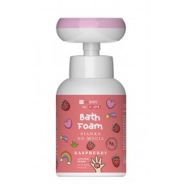 Pianka do mycia rąk i ciała dla dzieci o zapachu malinowym wzór kwiatek 300 ml HiSkin
