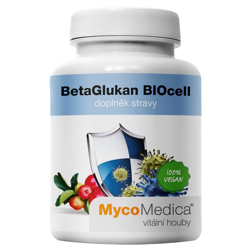 BetaGlukan Biocell 90 kaps. Mycomedica  beta glukan acerola witamina C