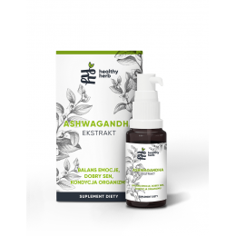 Ashwagandha ekstrakt 30ml Healthy Herb Withania somnifera