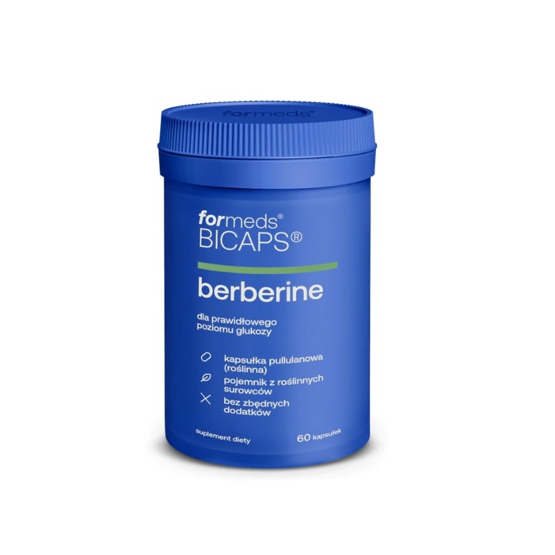 Berberyna 60 kaps. Formeds ekstrakt z korzenia berberysu indyjskiego berberyna HCl berberine