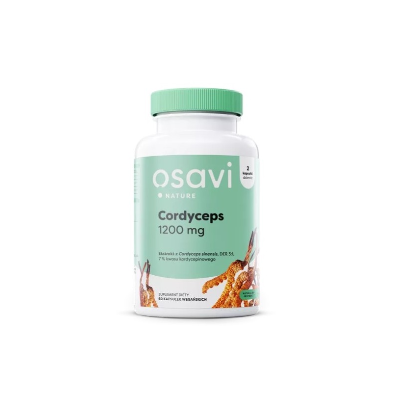 Cordyceps 60 kaps. Osavi maczużnik chiński Cordyceps sinensis