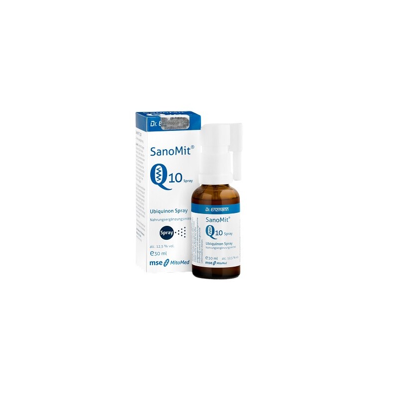 SanoMit®Q10 - 30ml - Dr. Enzmann direkt płynna forma nanokoenzymu Q10 ubichinon koenzym Q10 nonokoenzym