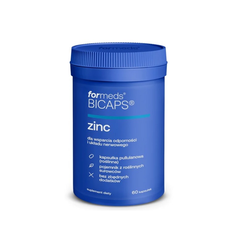 Cynk 25mg - 60 kaps. Formeds cytrynian cynku cytrynian miedzi zinc