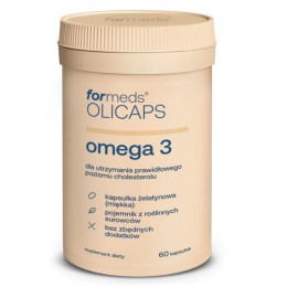 Omega-3 - 60 kaps. Formeds olicaps DHA EPA kwas eikozapentaenowy kwas dokozaheksaenowy
