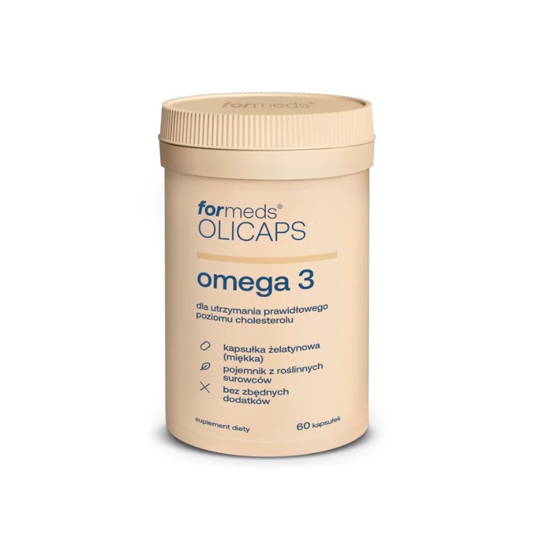 Omega-3 - 60 kaps. Formeds olicaps DHA EPA kwas eikozapentaenowy kwas dokozaheksaenowy