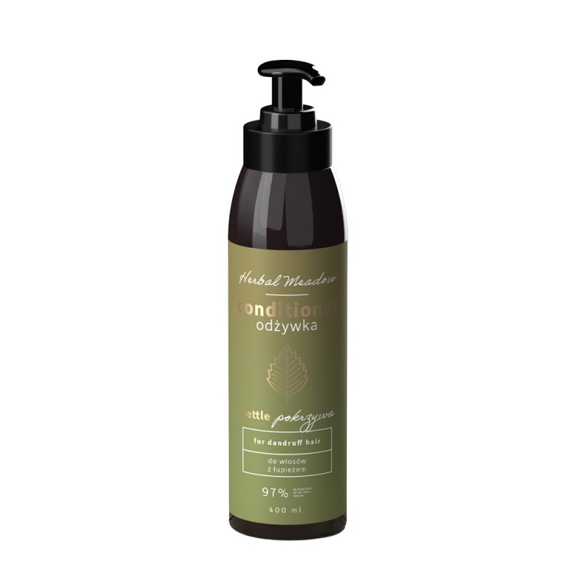 Odżywka do włosów z łupieżem 400ml Herbal Meadow Hiskin pokrzywa szałwia rozmaryn tymianek