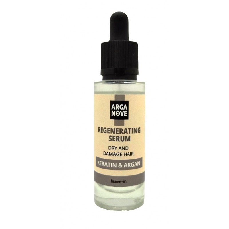 Serum keratynowe do włosów 30ml ArgaNove regenerating serum