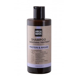 Szampon odbudowujący do włosów 300ml ArgaNove olej arganowy keratyna protein & argan