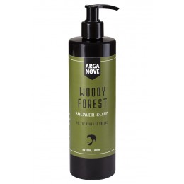 Mydło oliwne arganowe dla mężczyzn pod prysznic 400ml ArgaNove woody forest shower soap