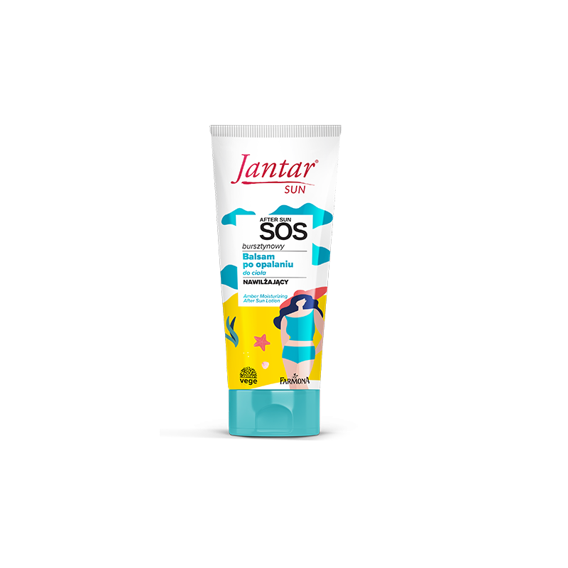 Balsam po opalaniu do ciała 200ml Jantar Sun Farmona bursztynowy balsam nawilżający