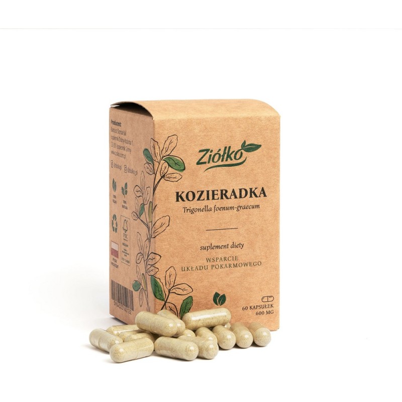Kozieradka 60 kaps. Ziółko Trigonella foenum-graecum