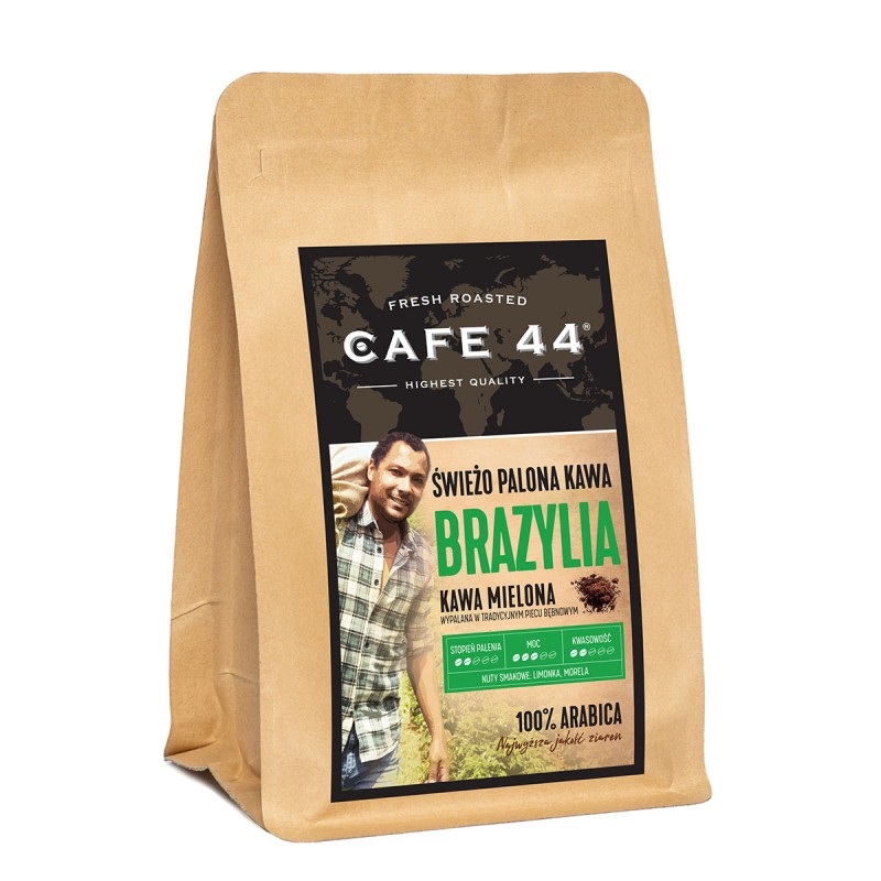Kawa mielona Brazylia 200g Cafe44 Yellow Bourbon Santos Arabica