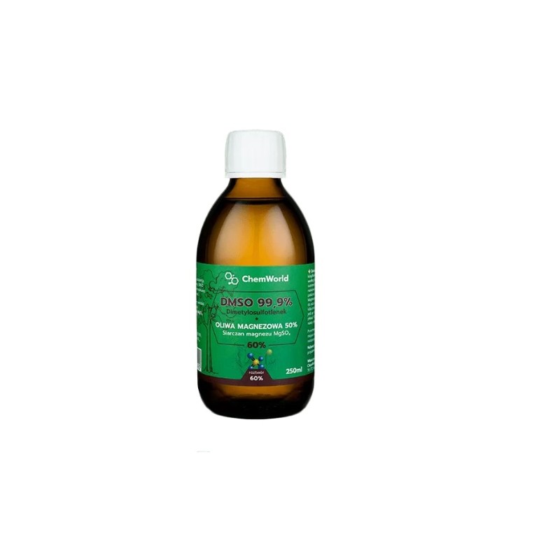 DMSO Dimetylosulfotlenek z Magnezem (siarczan) – Roztwór 60% 250ml ChemWorld