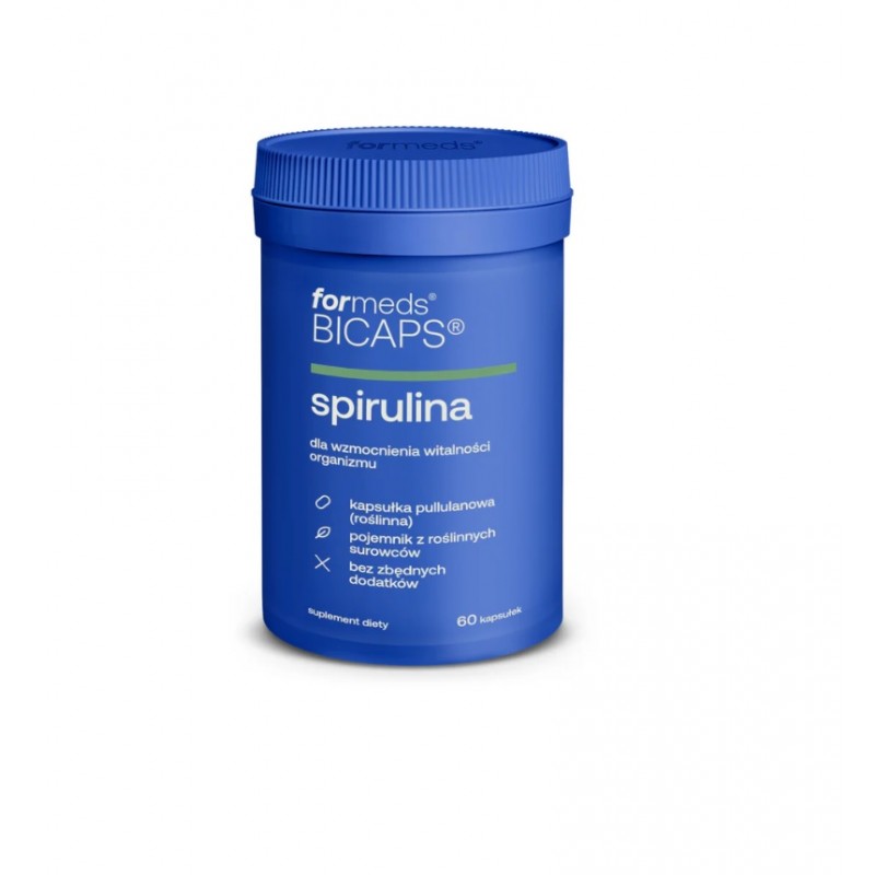 Spirulina 60 kaps. Formeds spirulina hawajska Arthrospira platensis