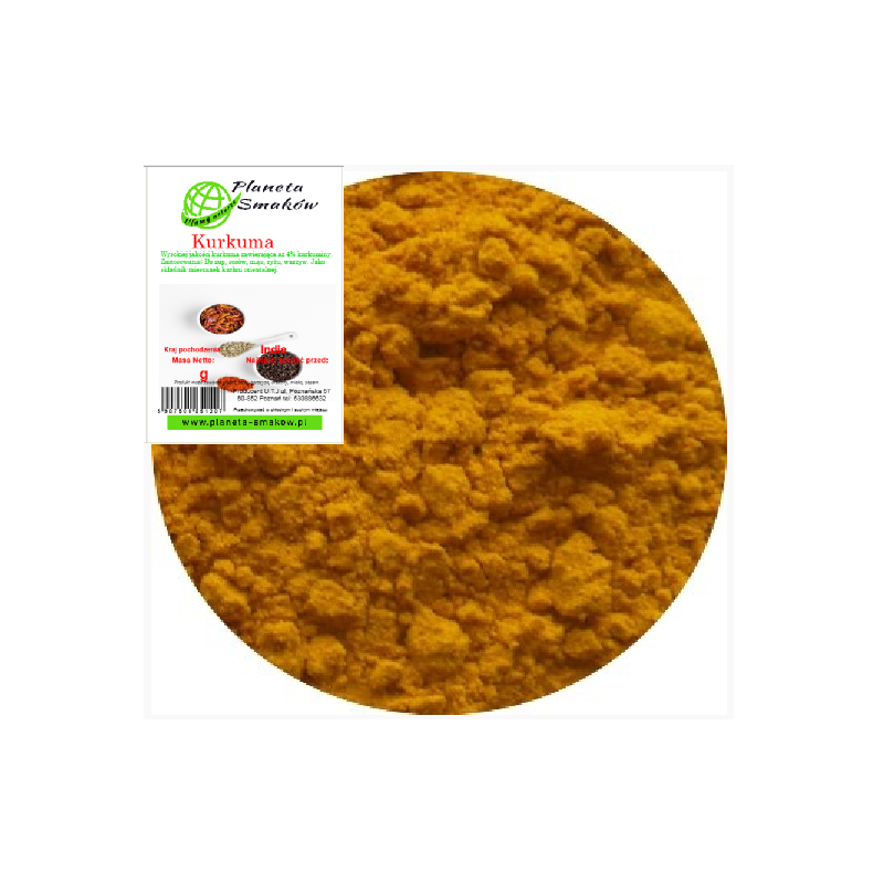 Kurkuma 3% 50g Planeta Smaków kurkumina