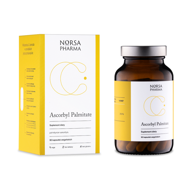 Ascorbyl Palmitate 90 kaps. Norsa Pharma palmitynian askorbylu witamina c