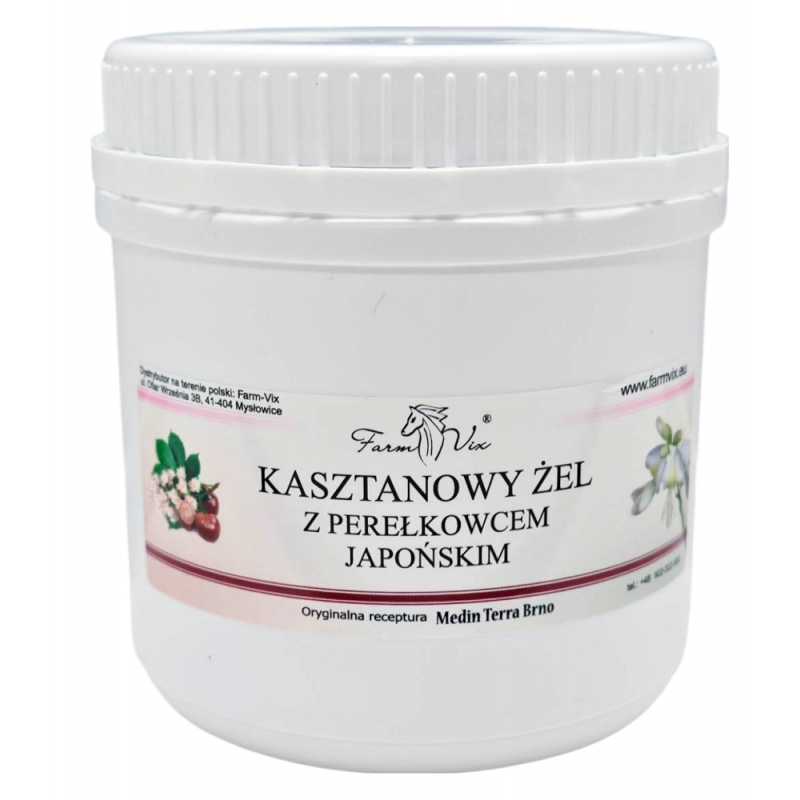 Żel kasztanowy z perełkowcem japońskim 600g Farm Vix