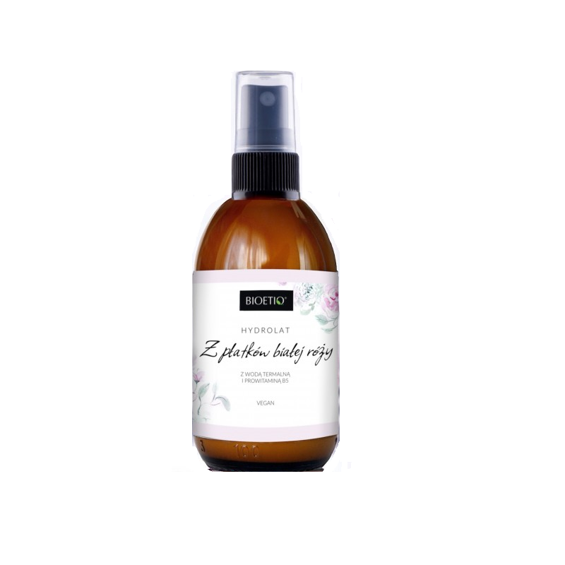 Hydrolat z płatków białej róży 100ml Bioetoq rosa alba flower water