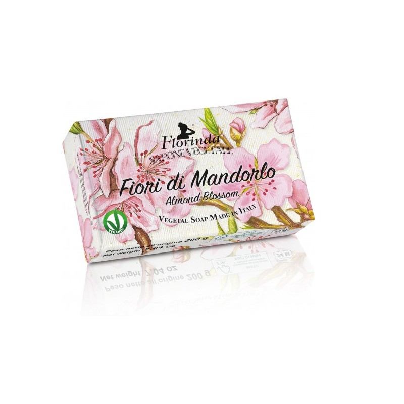 Mydło naturalne Kwiat migdałowca 200g Florinda mydło włoskie