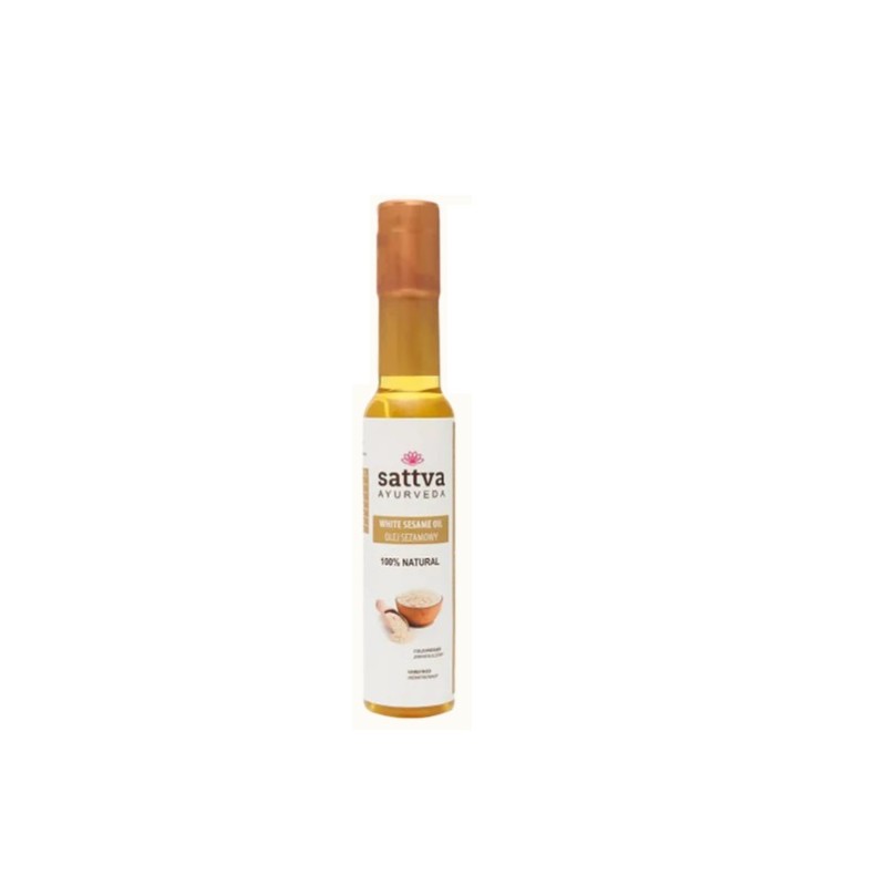 Olej sezamowy 250ml Sattva Ayurveda White sesame Oil