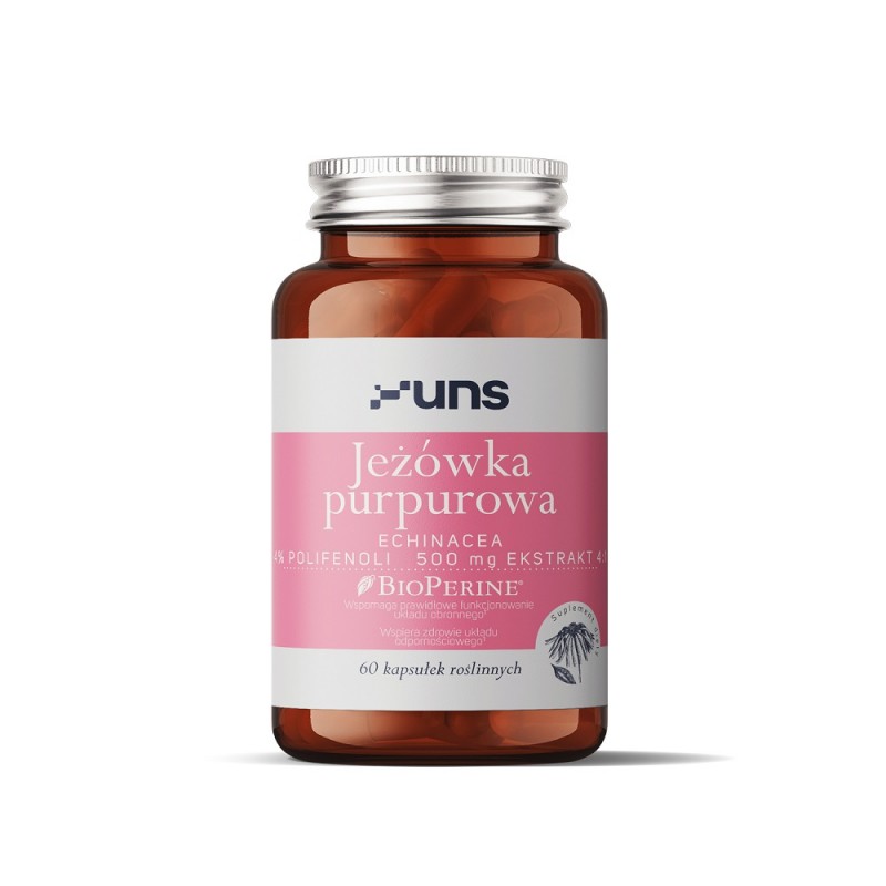 Jeżówka purpurowa 60 kaps. UNS BioPerine Echinacea polifenole