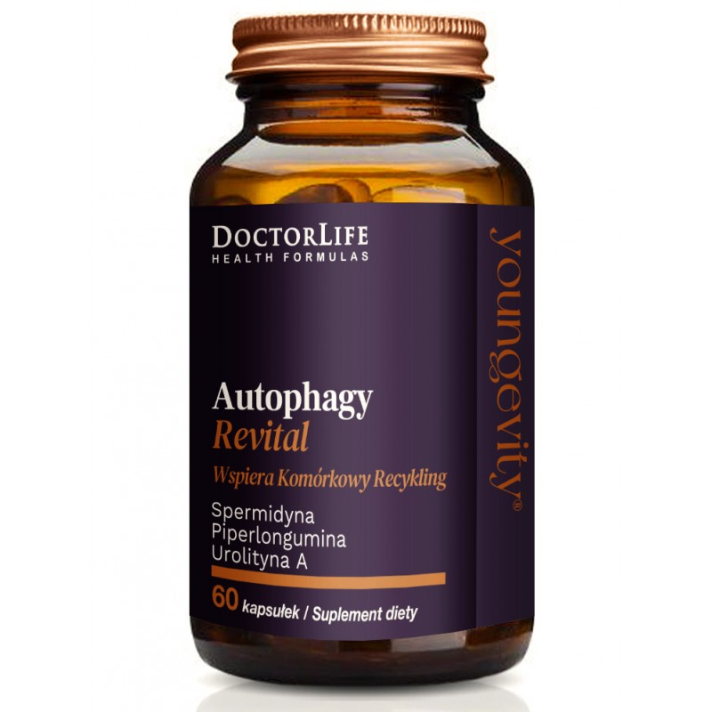 Autophagy Revital 60 kaps. DoctorLife spermidyna piperlongumina urolityna A ekstrakt z kiełków gryki