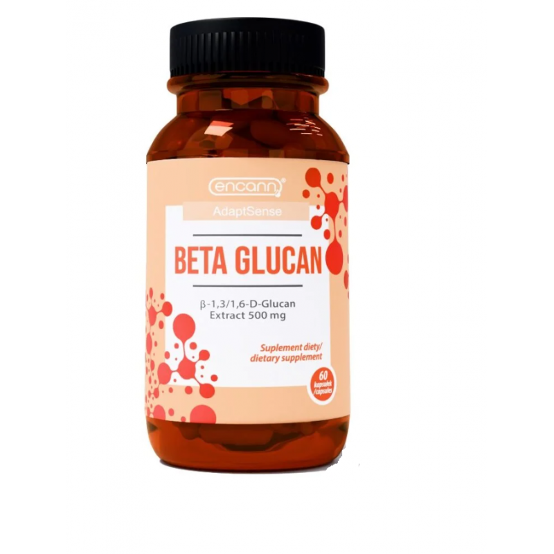 Beta Glucan 60 kaps. Encann ß-1,3/1,6-D-Glucan saccharomyces cerevisia