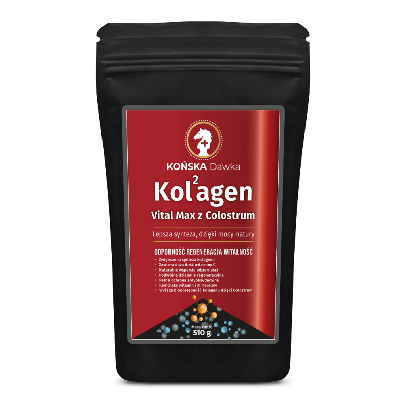 Kol2agen Vital max z Colostrum 510g Końska Dawka