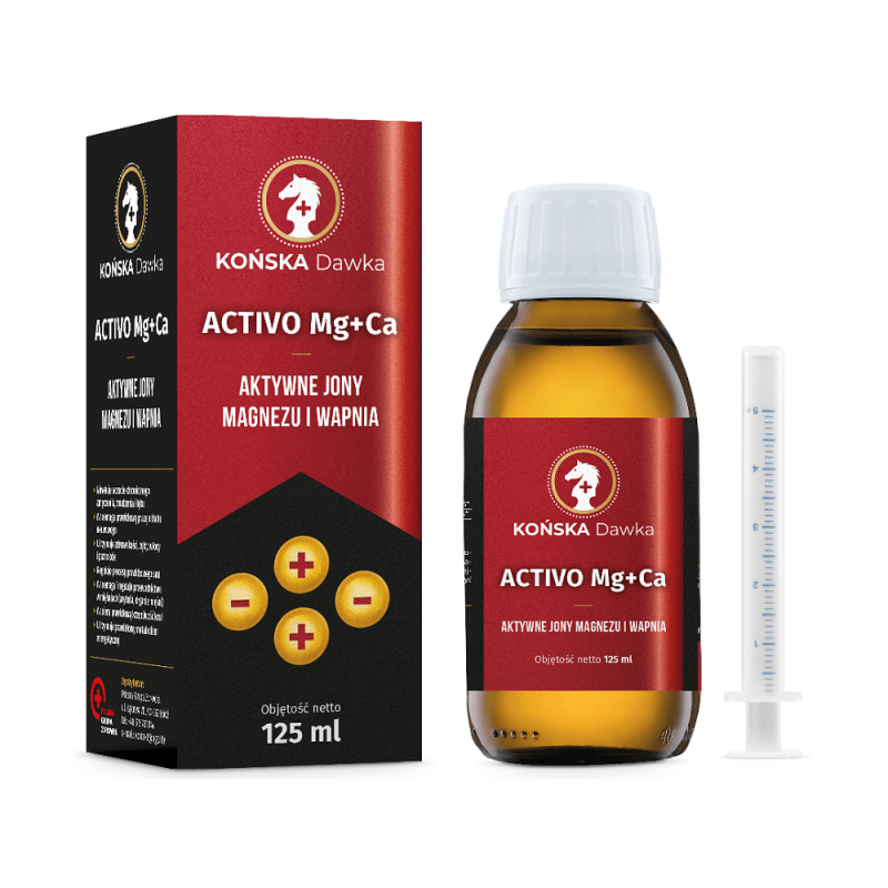 Activo Mg+Ca 125ml Końska Dawka magnez wapń