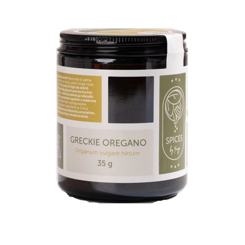 Greckie oregano 35g Spices by Yango Origanum vulgare hirtum