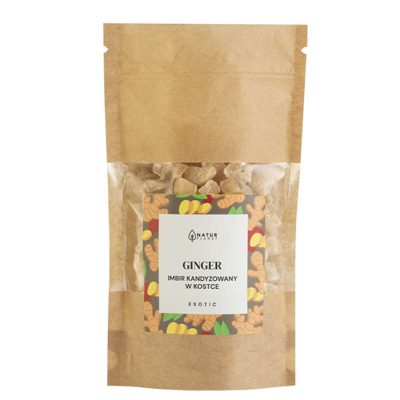 Ginger - Imbir kandyzowany 250g Natur Planet