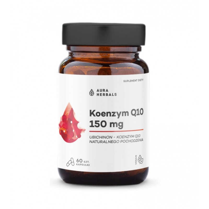 Koenzym Q10 - 60 kaps. Aura Herbals ubichinion l-leucyna