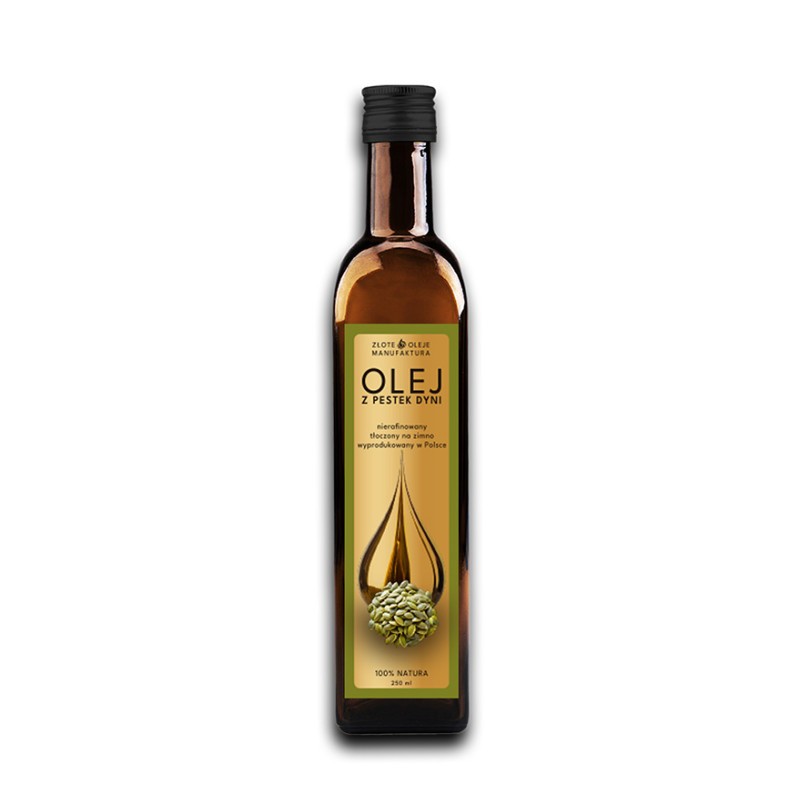 Olej z pestek dyni 250ml Złote Oleje Manufaktura