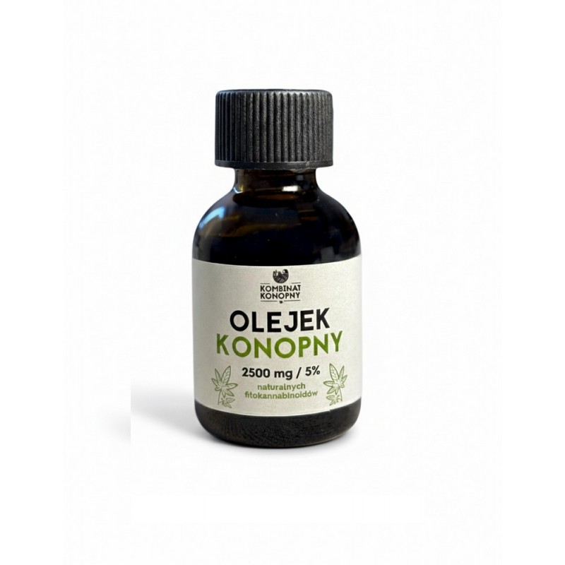 Olejek konopny 2500mg 50ml Kombinat Konopny fitokannabinoidy