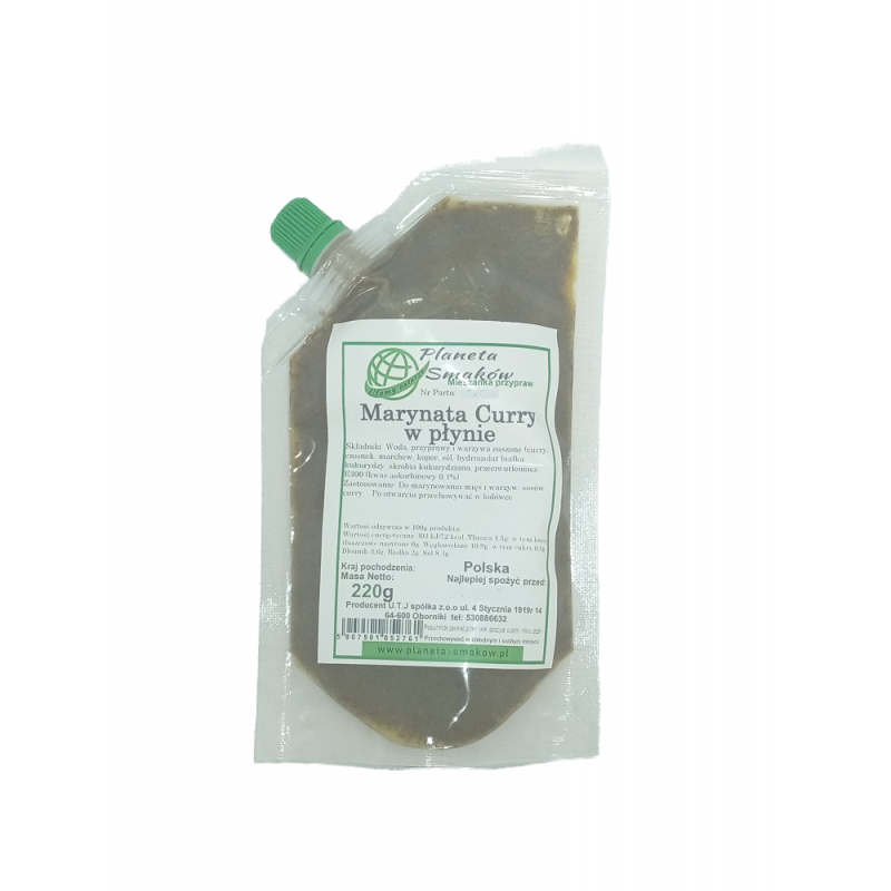 Marynata Curry w płynie 220 g Planeta Smaków