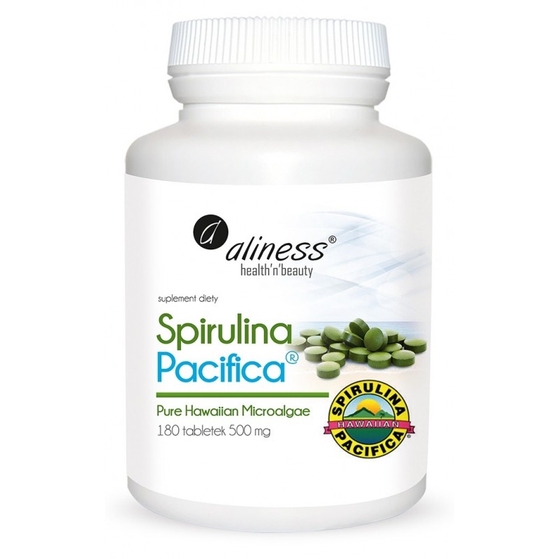 Spirulina Hawajska Pacyfica® 180 tabletek 500mg Aliness