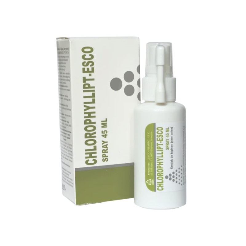 Chlorophyllipt-Esco Spray 45 ml Esco Pharm eukaliptus pokrzywa dziurawiec piołun