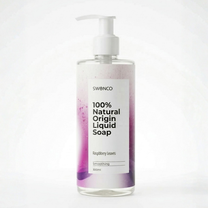 Mydło w płynie Liście Maliny 300 ml Swonco