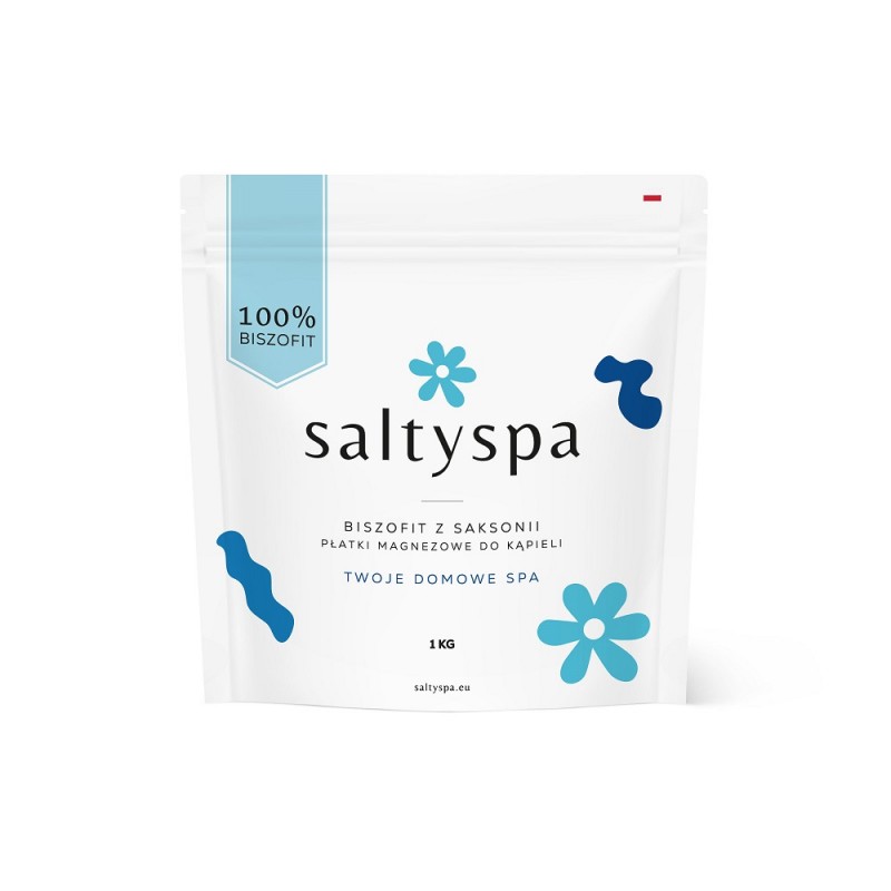 salty spa Biszofit z Saksonii – Płatki magnezowe do kąpieli chlorek magnezu Magnesium Chloride