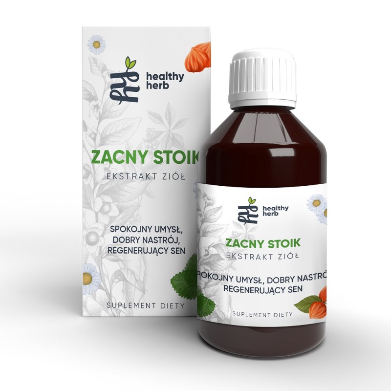 Zacny stoik 250 ml Healthy Herb ashwagandha melisa szyszka chmielu