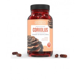 Coriolus Wrośniak różnobarwny 90 kaps. Encann Trametes Versicolor polisacharydy
