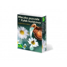 Mleczko pszczele + pyłek kwiatowy 48 kapsułek