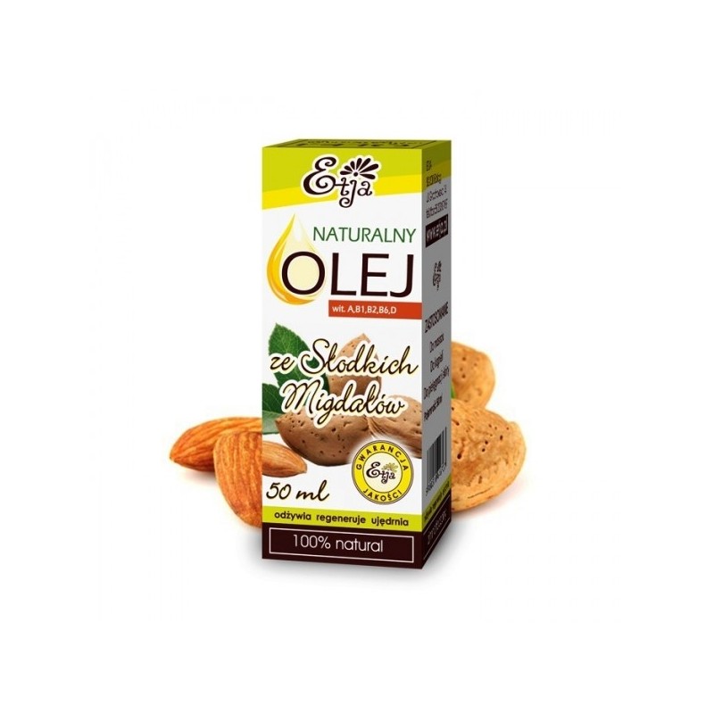 Olej ze słodkich migdałów ETJA 50 ml 
