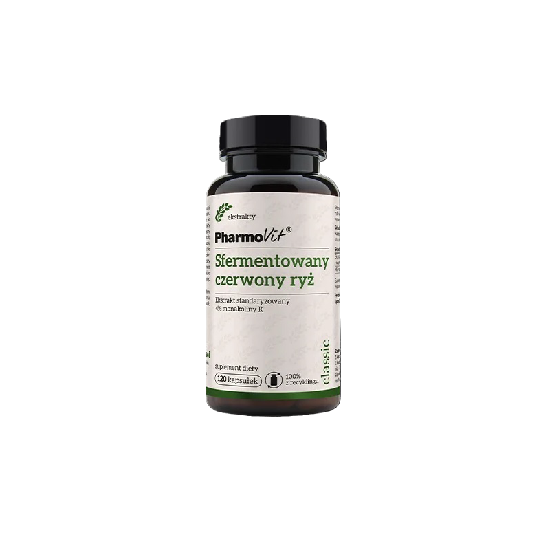 Sfermentowany czerwony ryż 120 kaps. PharmoVit monakolona K
