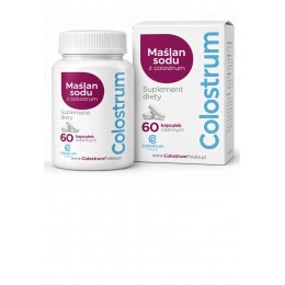 Maślan sodu z colostrum 60 kaps. Colostrum Polska colostrum bovinum