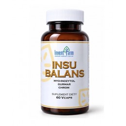 Insu Balans 60 kaps. Invent Farm myo-inozytol gurmar chrom Gymnema sylvestre pikolinian chromu