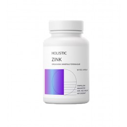 Holistic Zink Cynk organiczne związki cynku jabłczan cynku cytrynian cynku L-asparaginian cynku łatwo przyswajalny