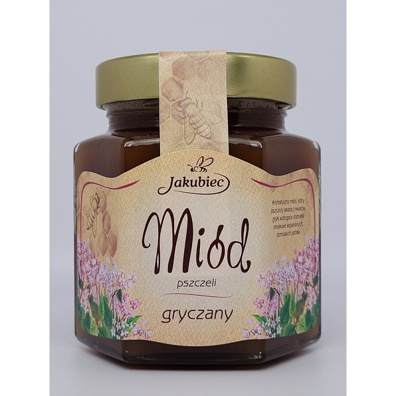 Miód gryczany 400 g Jakubiec miód nektarowy