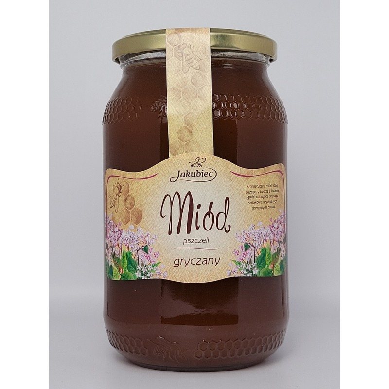 Miód gryczany 1200 g Jakubiec miód nektarowy