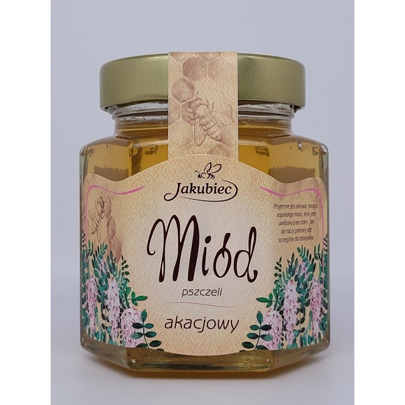 Miód akacjowy 400 g Jakubiec miód nektarowy